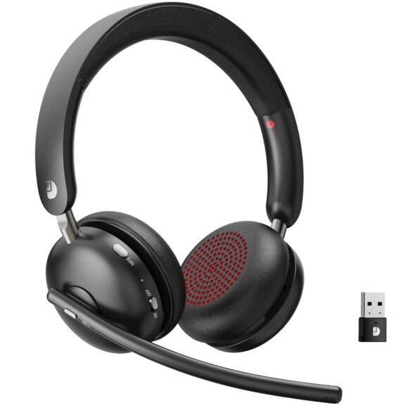 Wireless Headset w/ Mic for Work, Bluetooth 5.3 Headset w/ Noise Cancelling New - Picture 15 of 15